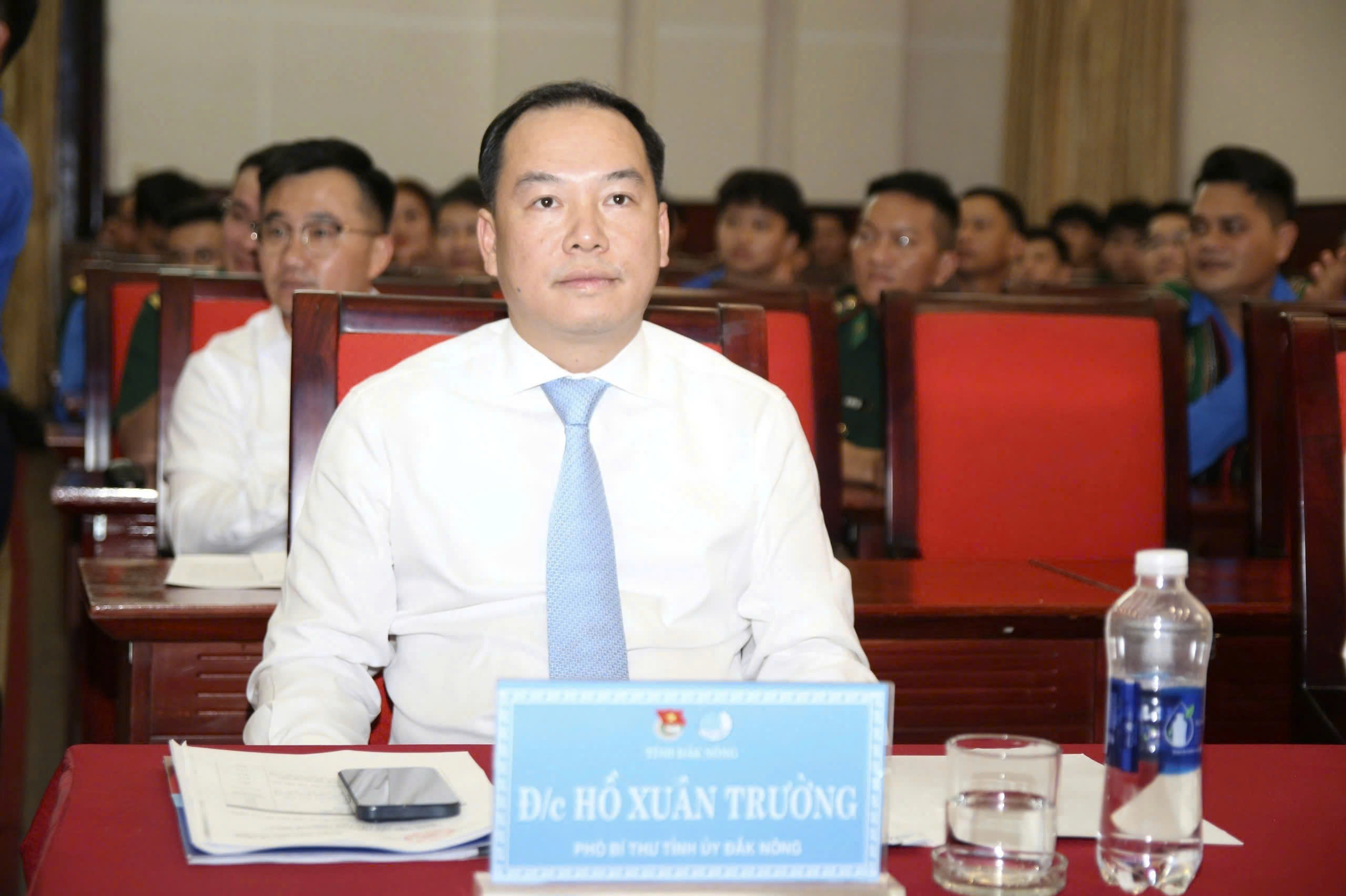 Đồng chí Hồ Xuân Trường, Phó Bí thư Tỉnh ủy Đắk Nông tham dự chương trình.
